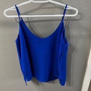 Cobalt blue tank camisole size medium.
